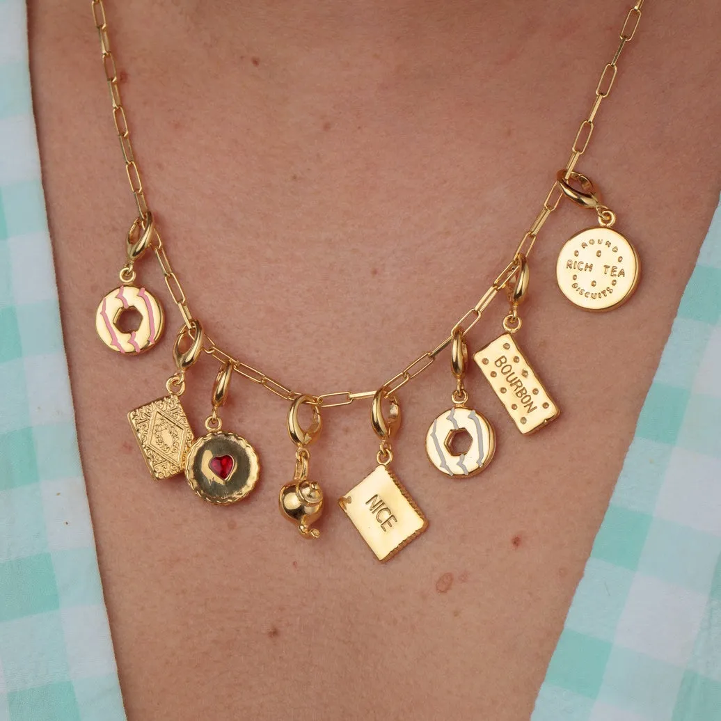 Gold Plated Box Link Chain Necklace sold by Lily Charmed product image thumbnail 2