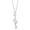 Silver Seahorse Necklace sold by Lily Charmed