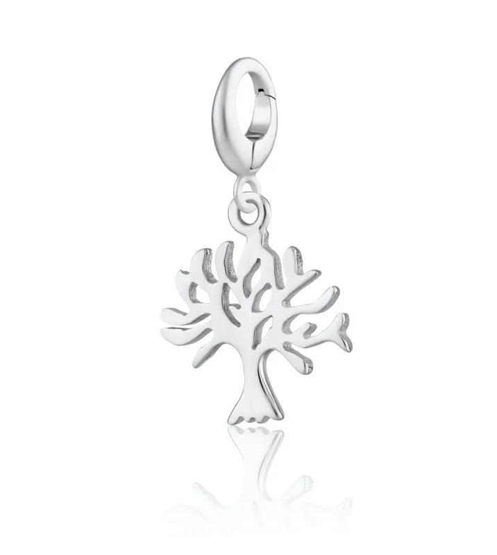 Silver Tree Charm sold by Lily Charmed