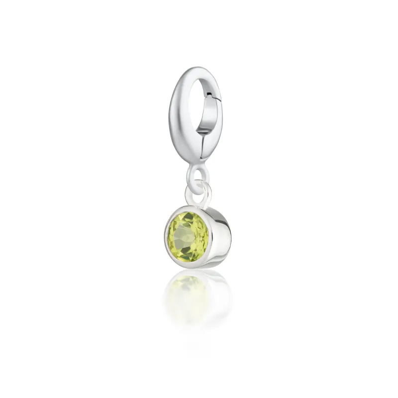 Peridot Charm - August Birthstone sold by Lily Charmed