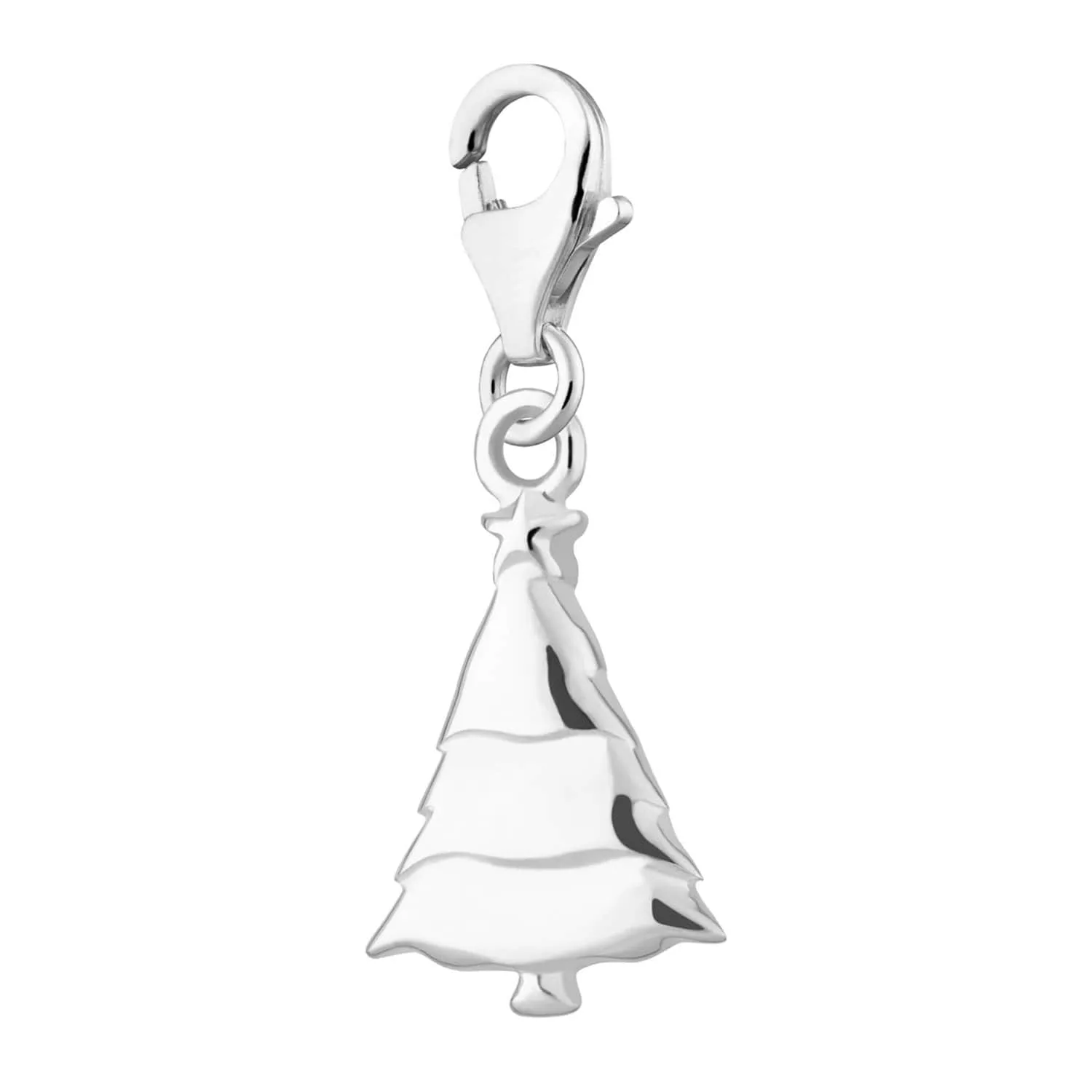 Silver Christmas Tree Charm sold by Lily Charmed product image thumbnail 3