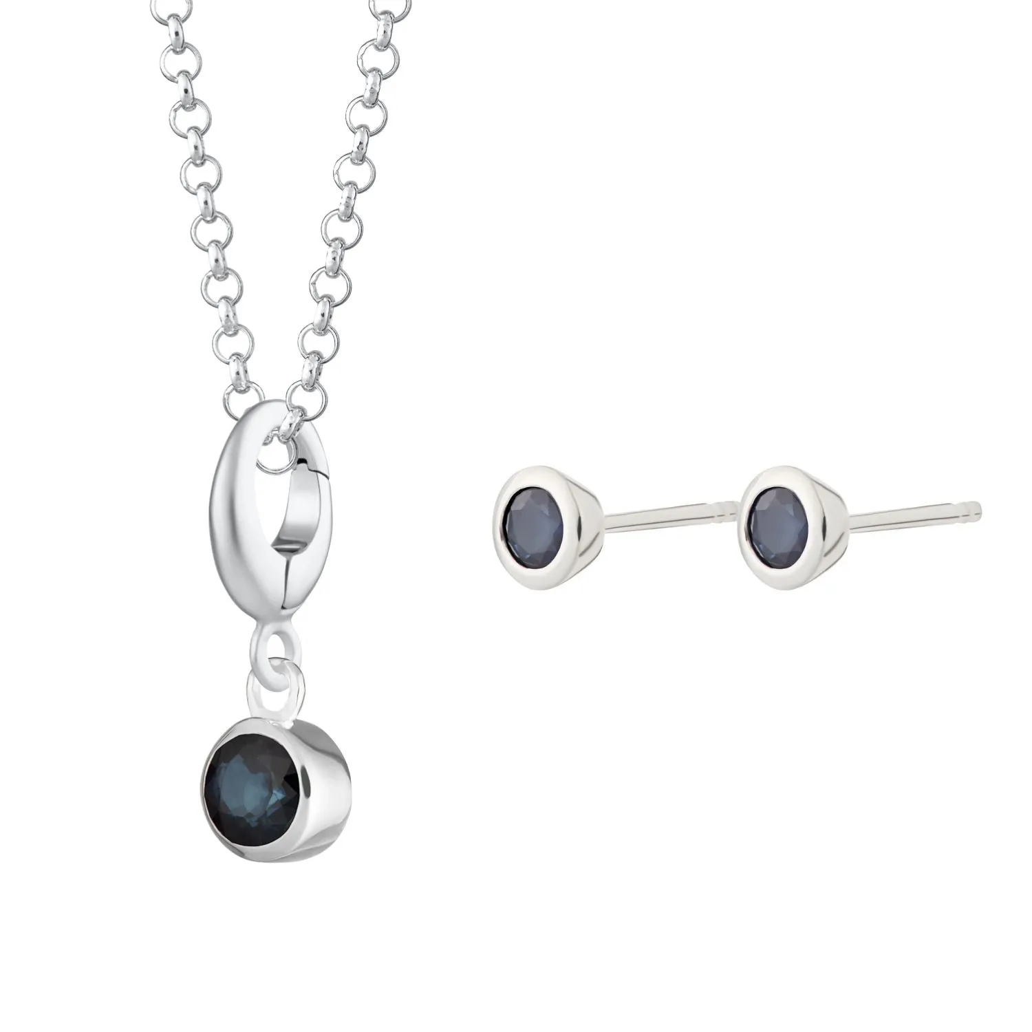 September Birthstone Jewellery Set (Sapphire) sold by Lily Charmed