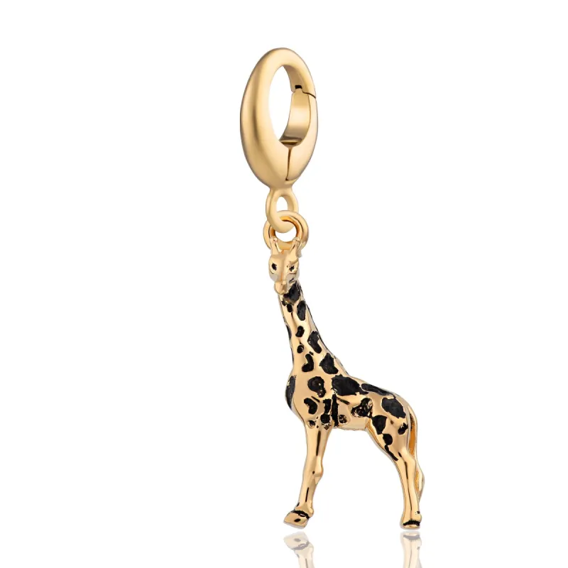 Gold Plated Giraffe Charm sold by Lily Charmed