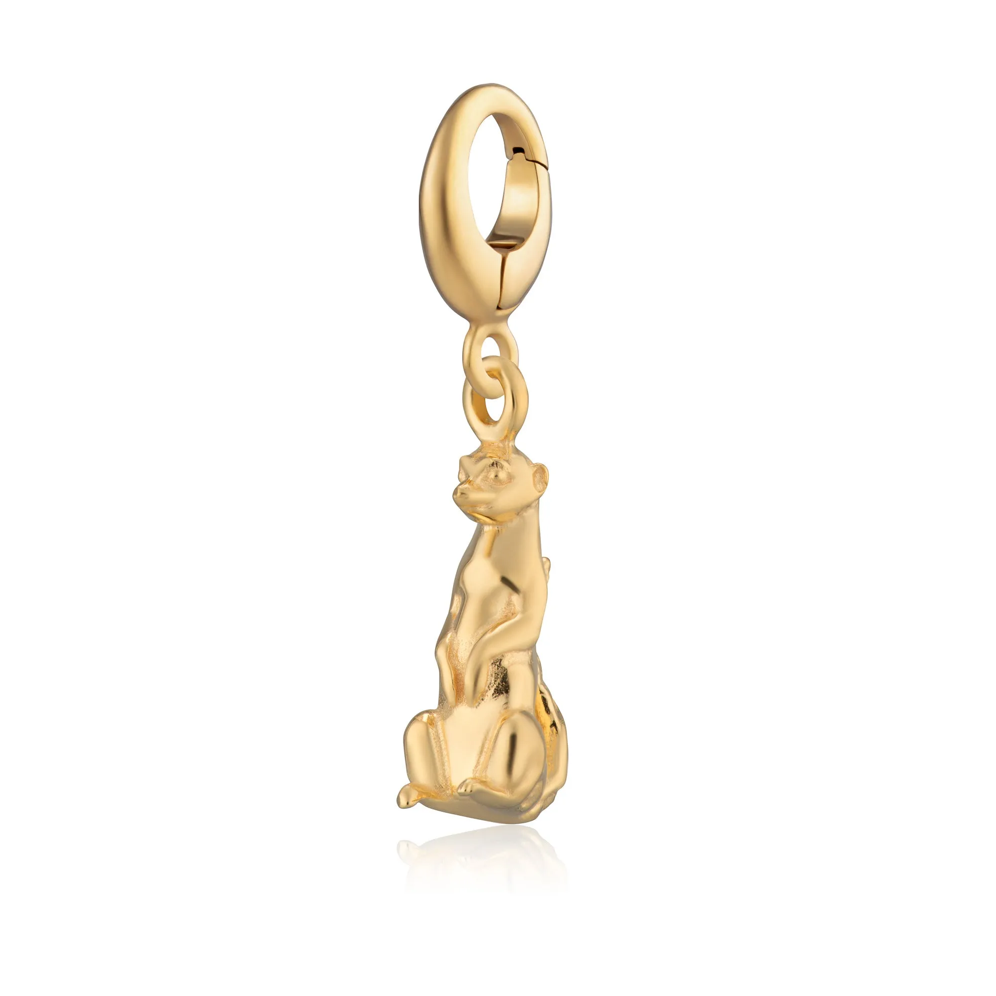 Gold Plated Meerkat Charm sold by Lily Charmed