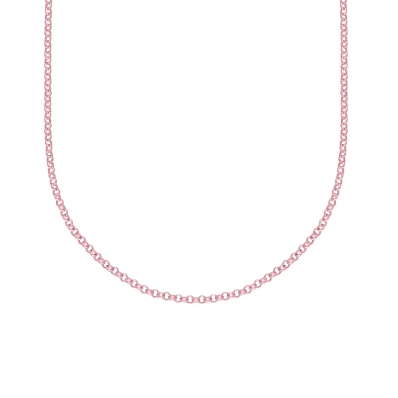 Rose Gold Plated Standard Belcher Chain sold by Lily Charmed