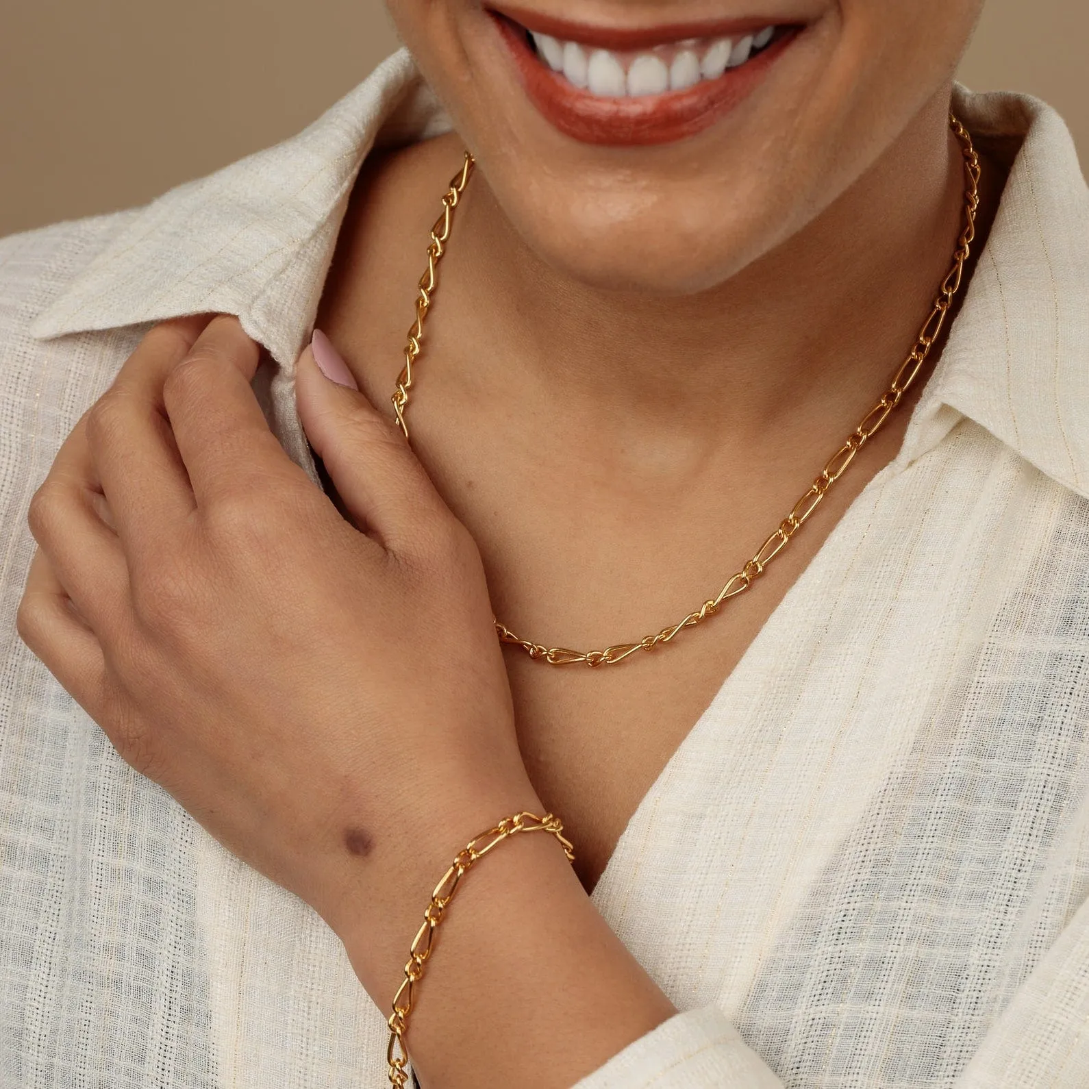 Gold My Story Charm Collector Necklace sold by Lily Charmed product image thumbnail 3