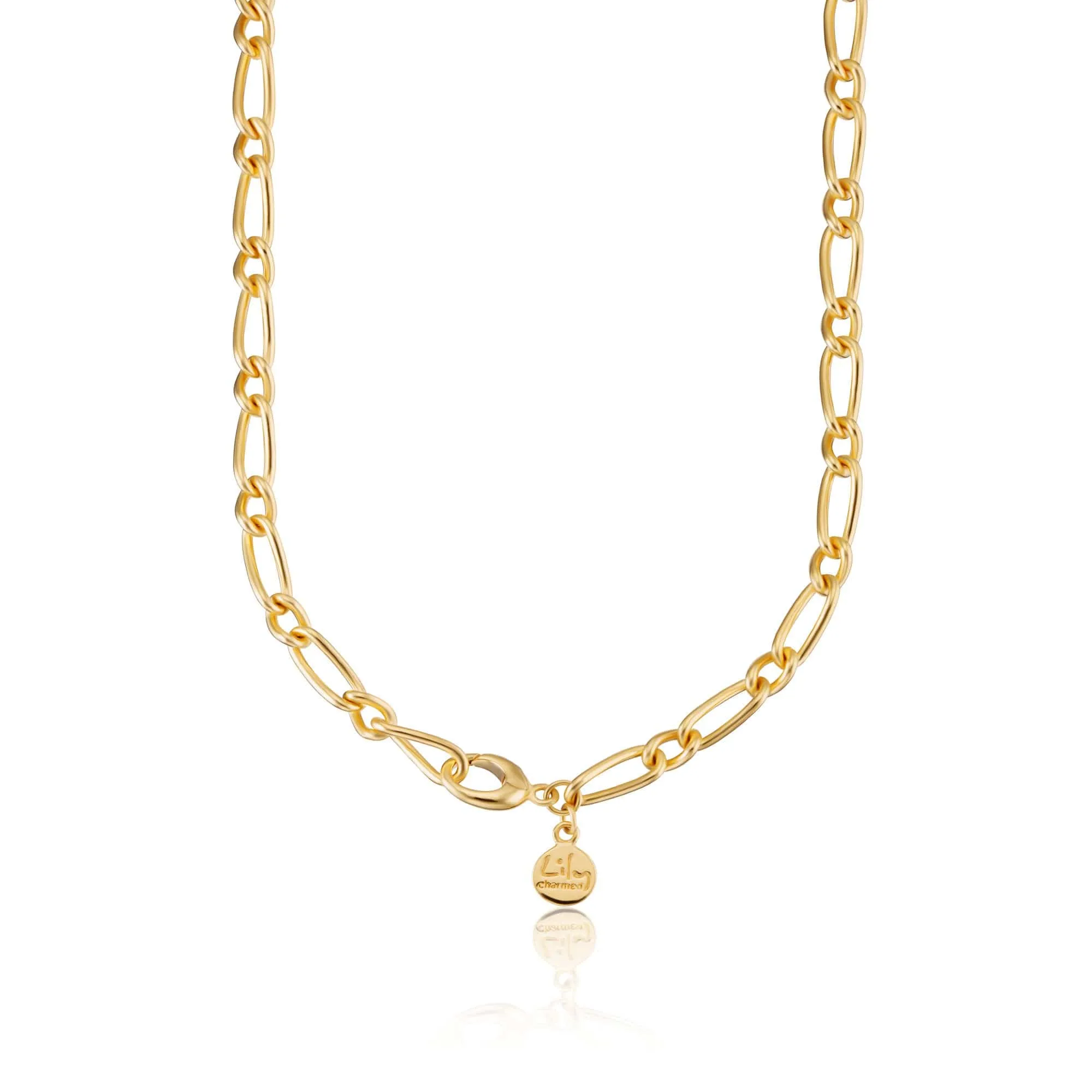 Gold My Story Charm Collector Necklace sold by Lily Charmed product image thumbnail 4