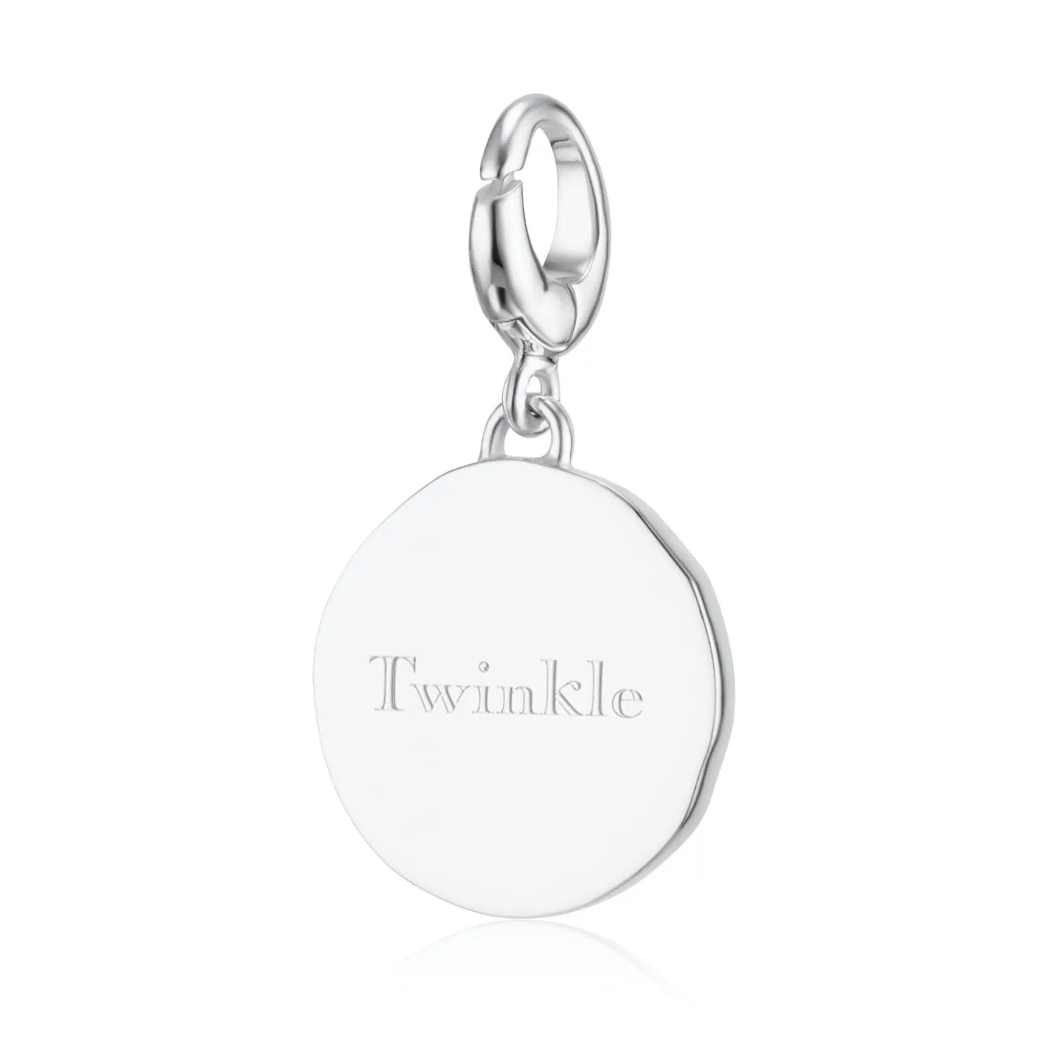 Engraved Silver North Star Charm sold by Lily Charmed product image thumbnail 2