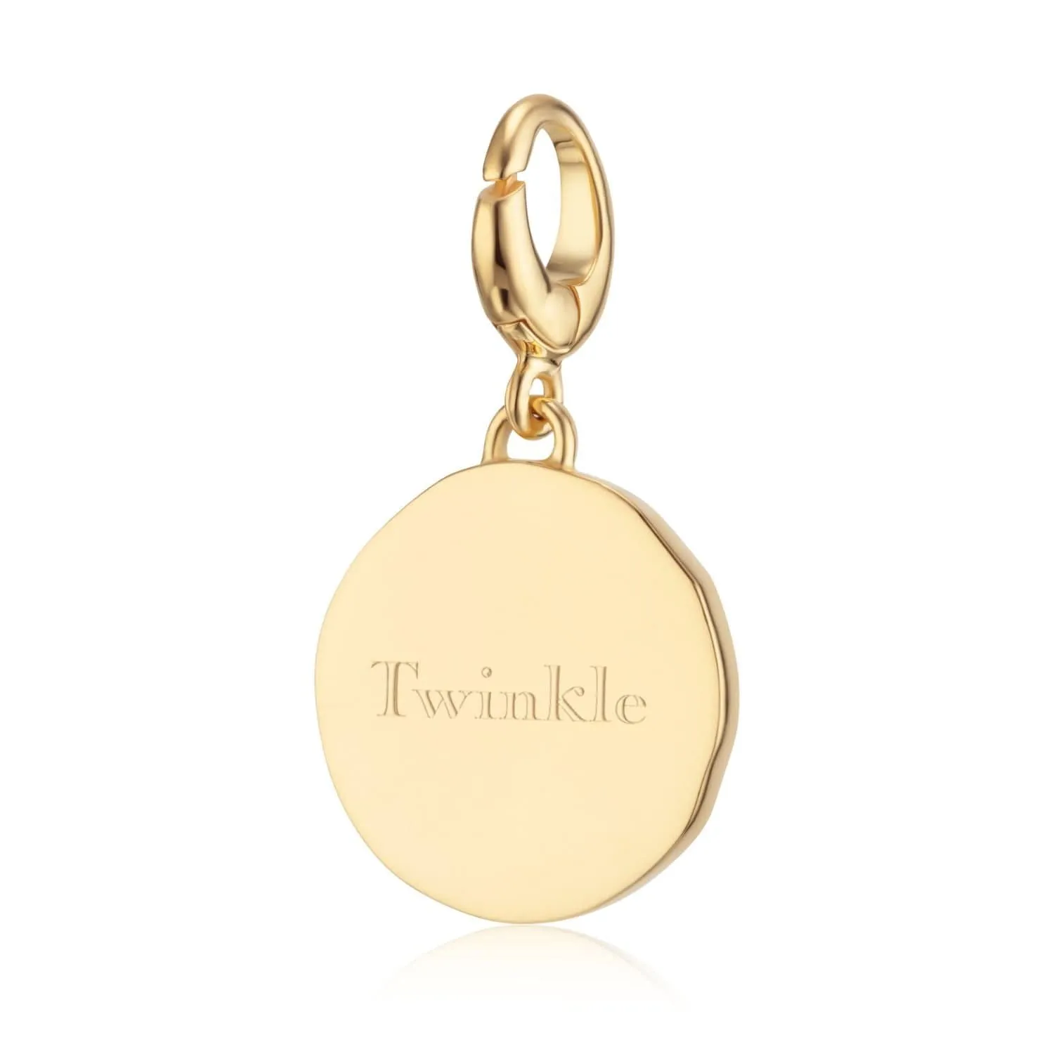 Engraved Gold Plated North Star Charm sold by Lily Charmed product image thumbnail 2