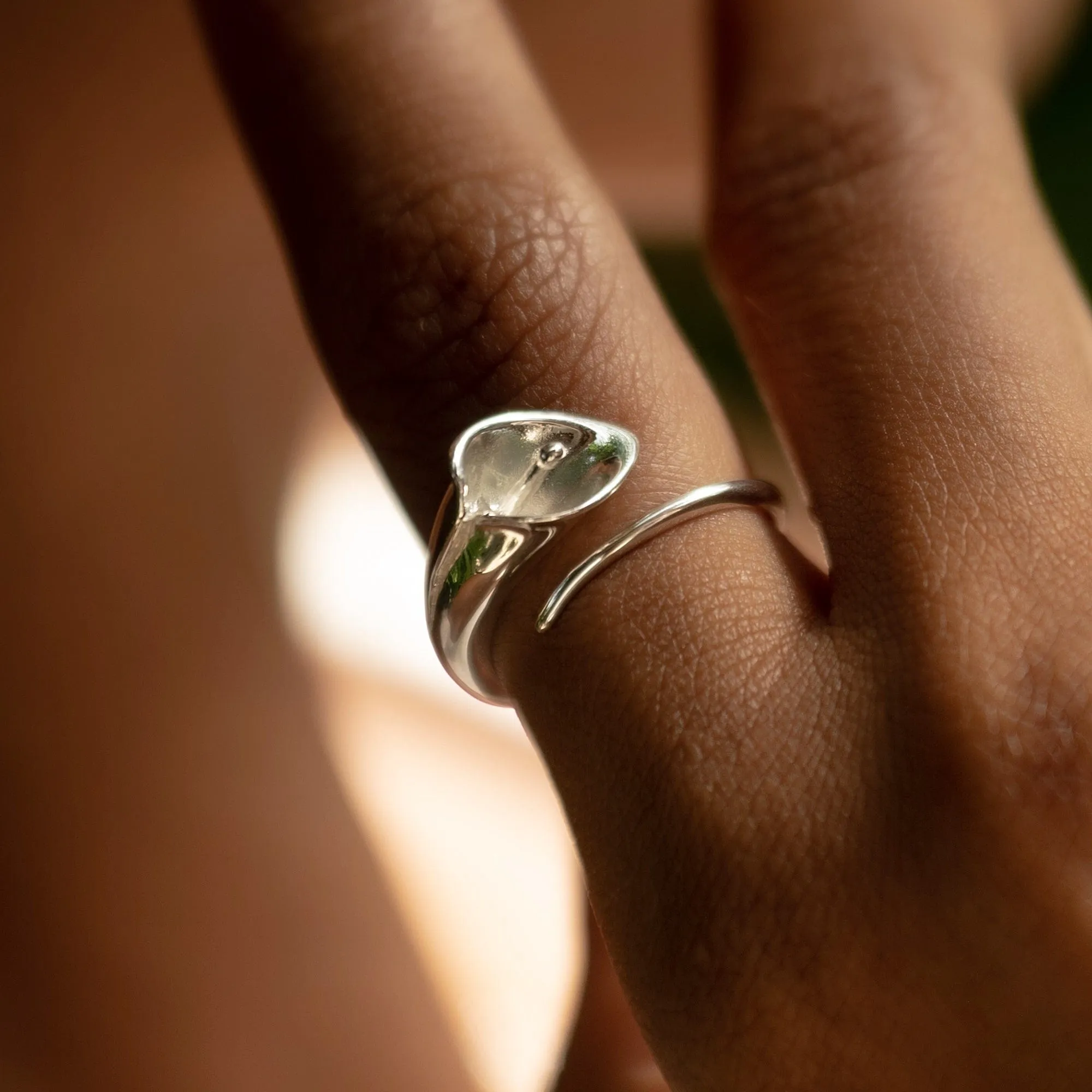 Silver Lily Open Ring sold by Lily Charmed product image thumbnail 2