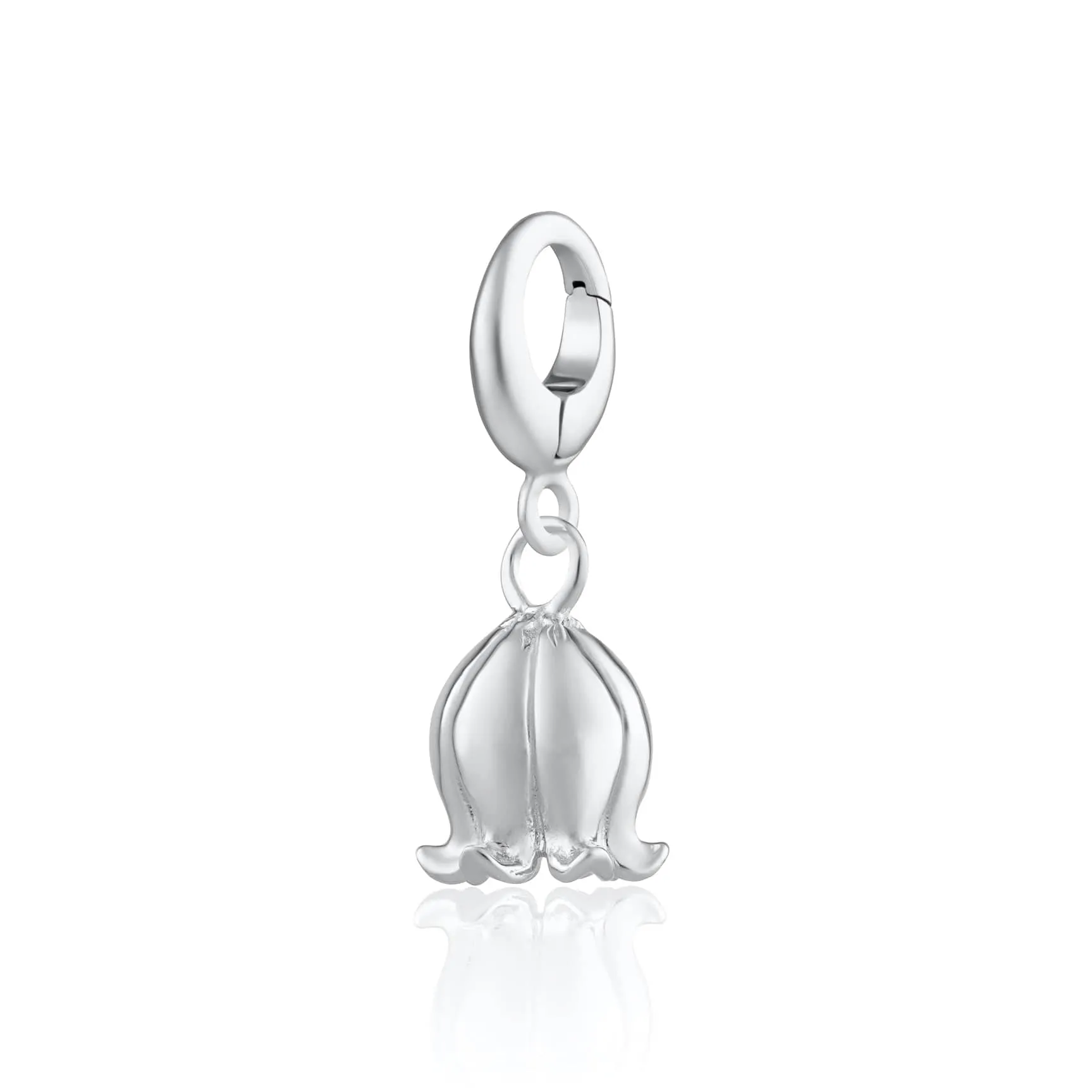 Silver Lily Of The Valley Flower Charm sold by Lily Charmed