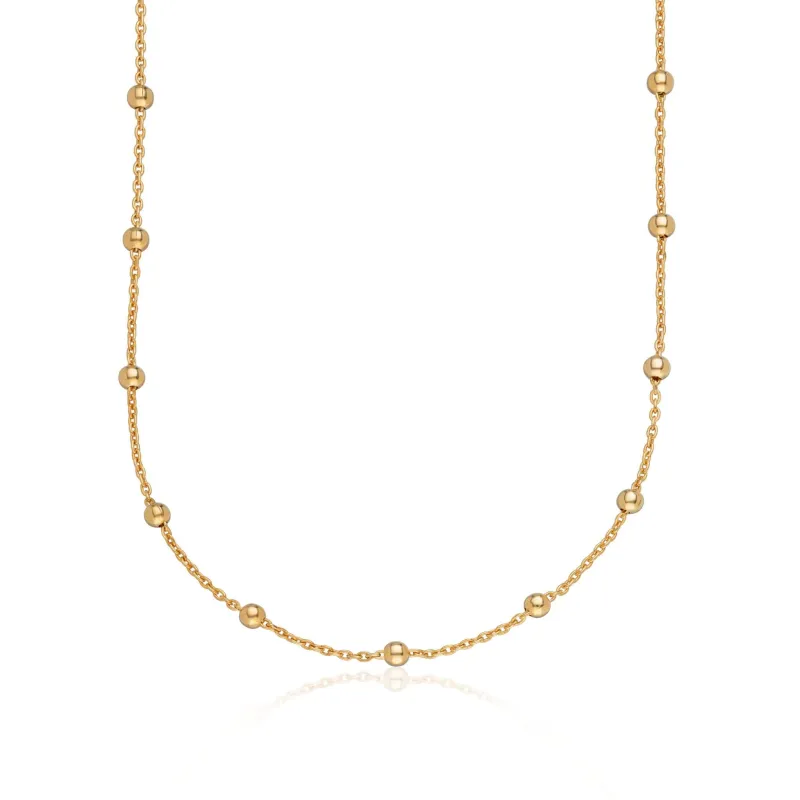 Gold Satellite Chain Necklace made by Lily Charmed
