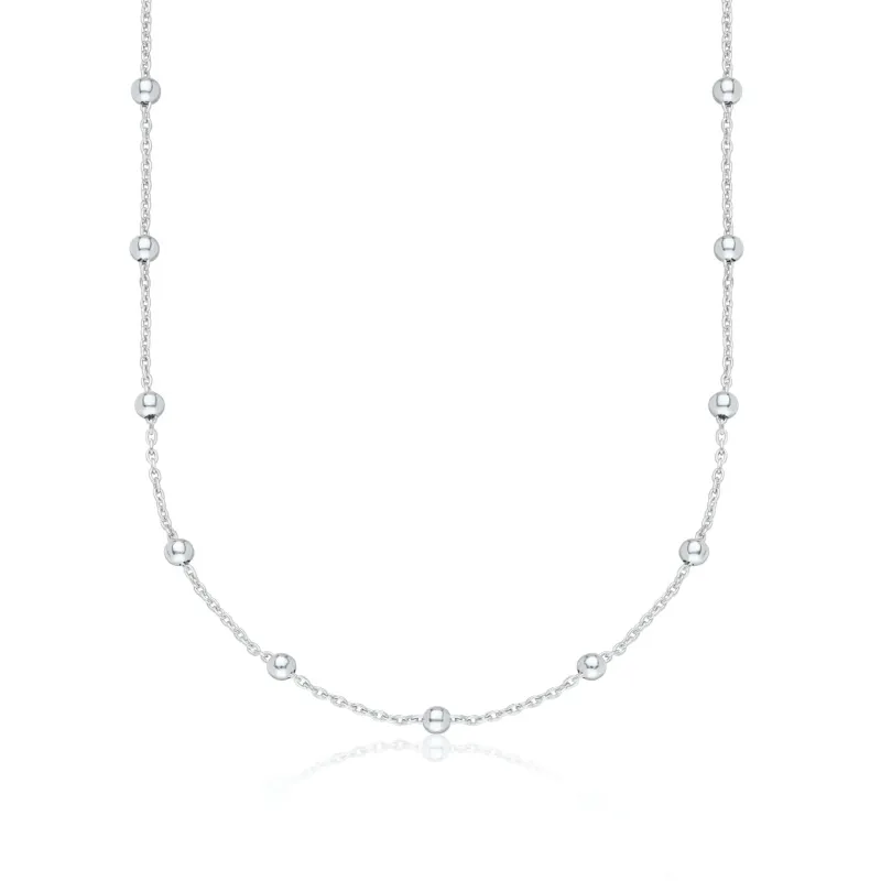 Silver Satellite Chain Necklace made by Lily Charmed