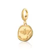 Engraved Gold Plated Manifest Change Charm sold by Lily Charmed