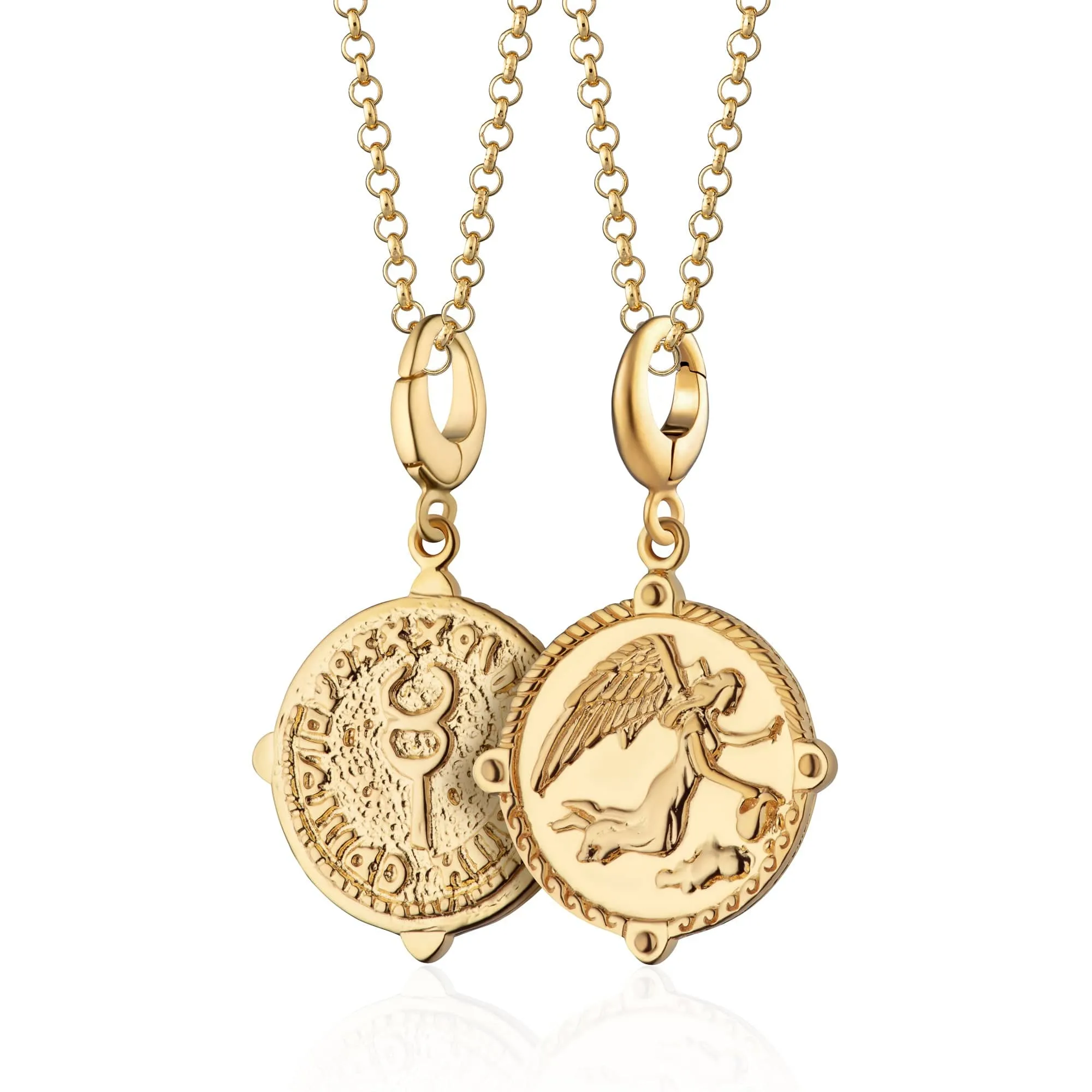 Gold Goddess of Communication Iris Charm Necklace sold by Lily Charmed