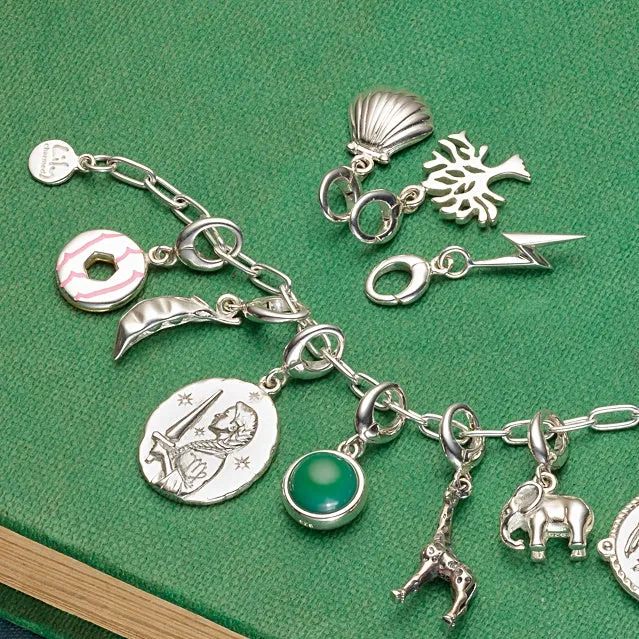 Silver Clam Shell Charm sold by Lily Charmed product image thumbnail 2