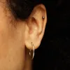 Silver Classic Maxi Hoop Earrings sold by Lily Charmed