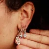 Silver Classic Maxi Hoop Earrings sold by Lily Charmed