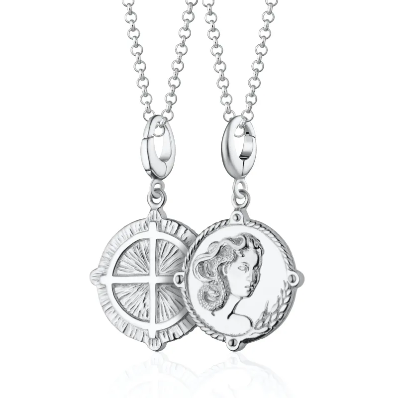 Silver Goddess of Fertility & Nature Demeter Necklace sold by Lily Charmed