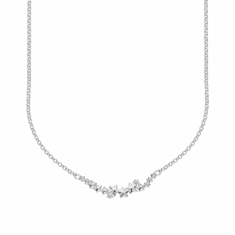 Silver Star Cluster Necklace sold by Lily Charmed
