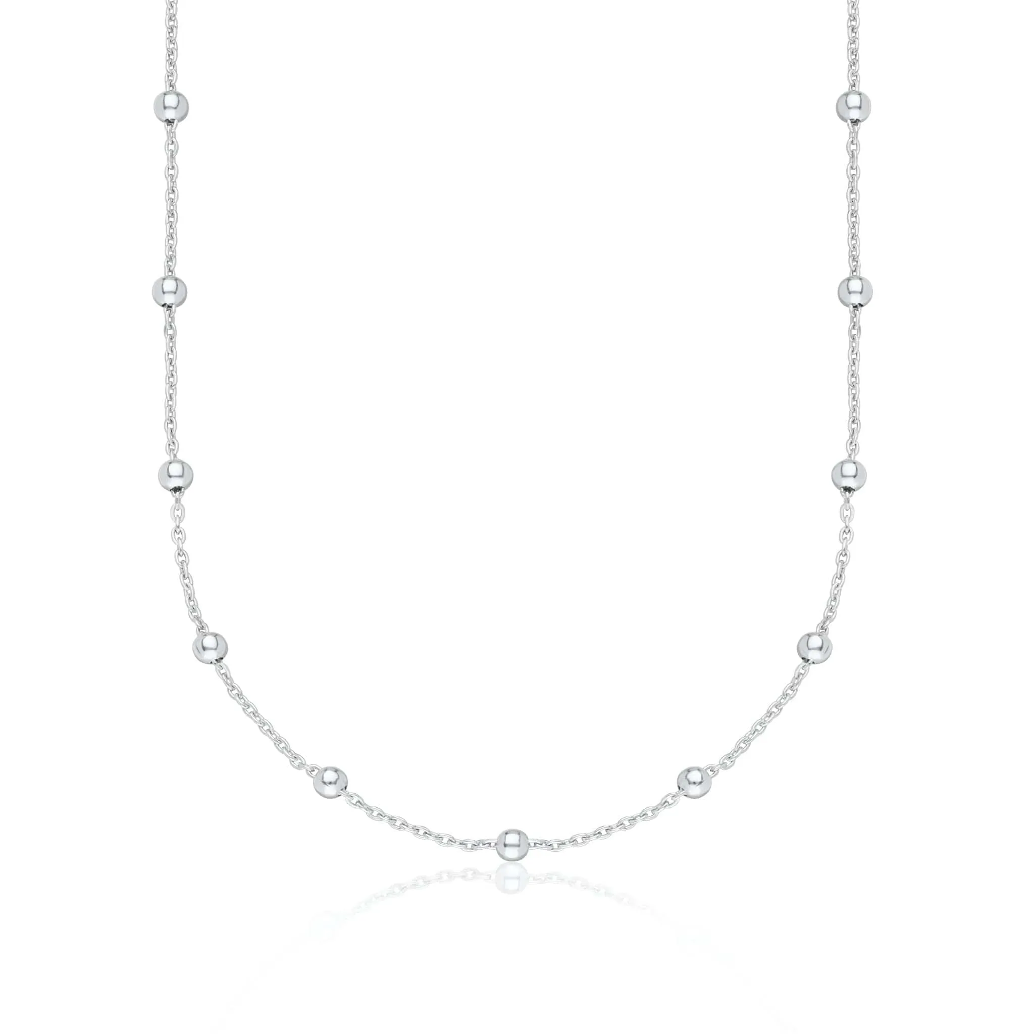 Silver Satellite Chain Necklace sold by Lily Charmed