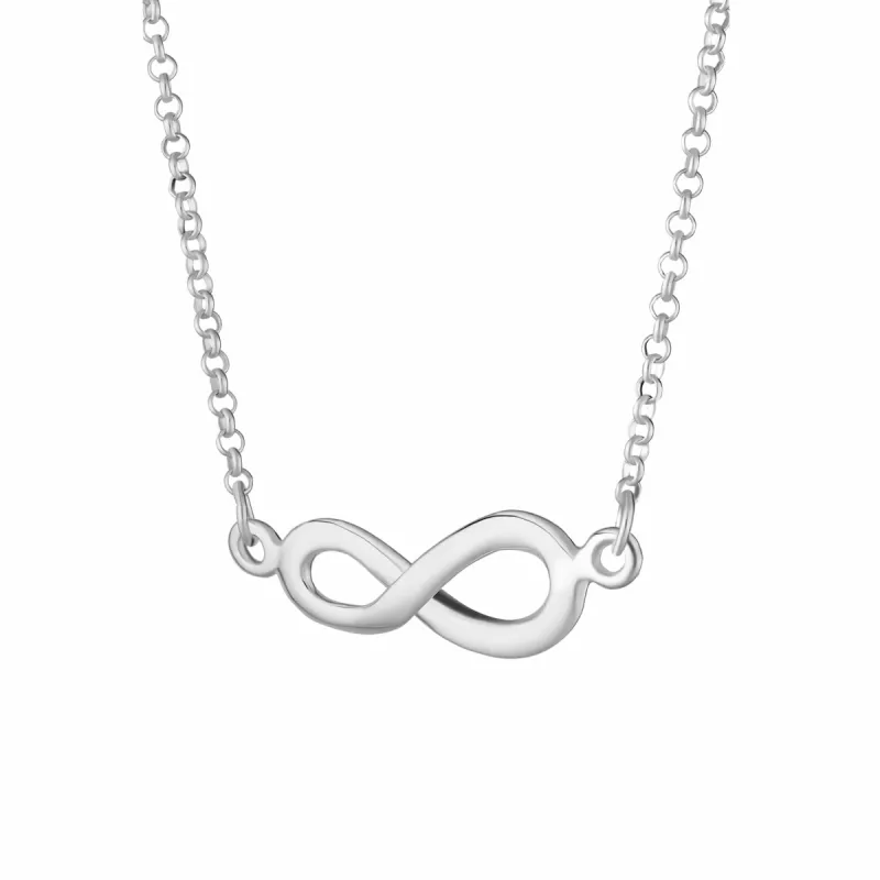 Silver Infinity Necklace sold by Lily Charmed