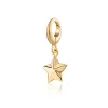 Gold Plated Faceted Star Charm sold by Lily Charmed