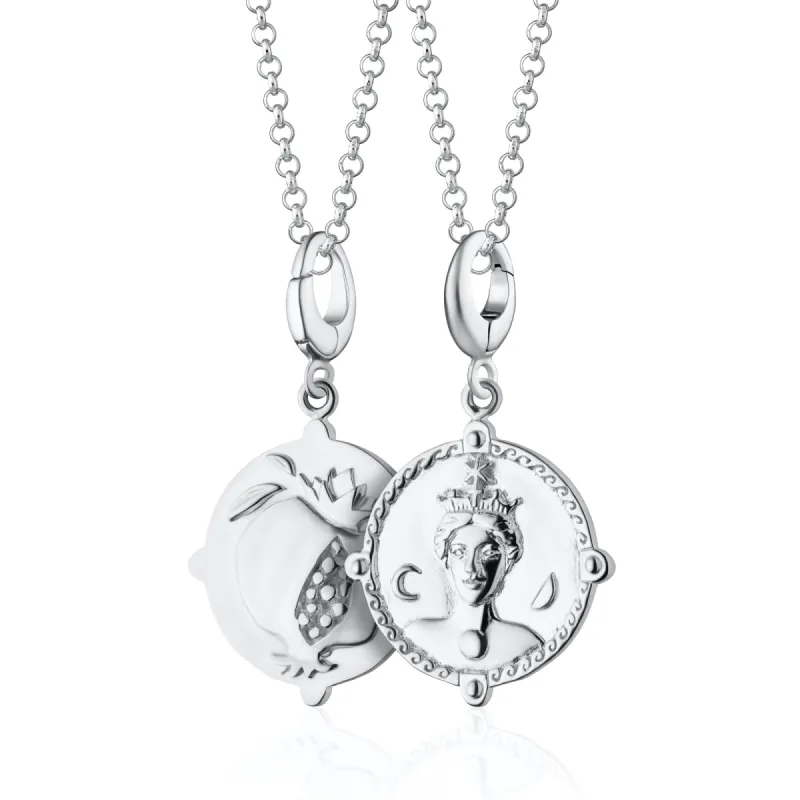 Silver Goddess of Women & Mothers Hera Necklace sold by Lily Charmed