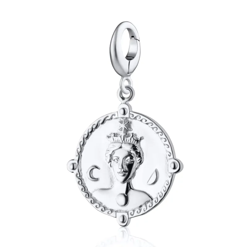 Silver Goddess of Women & Mothers Hera Charm sold by Lily Charmed