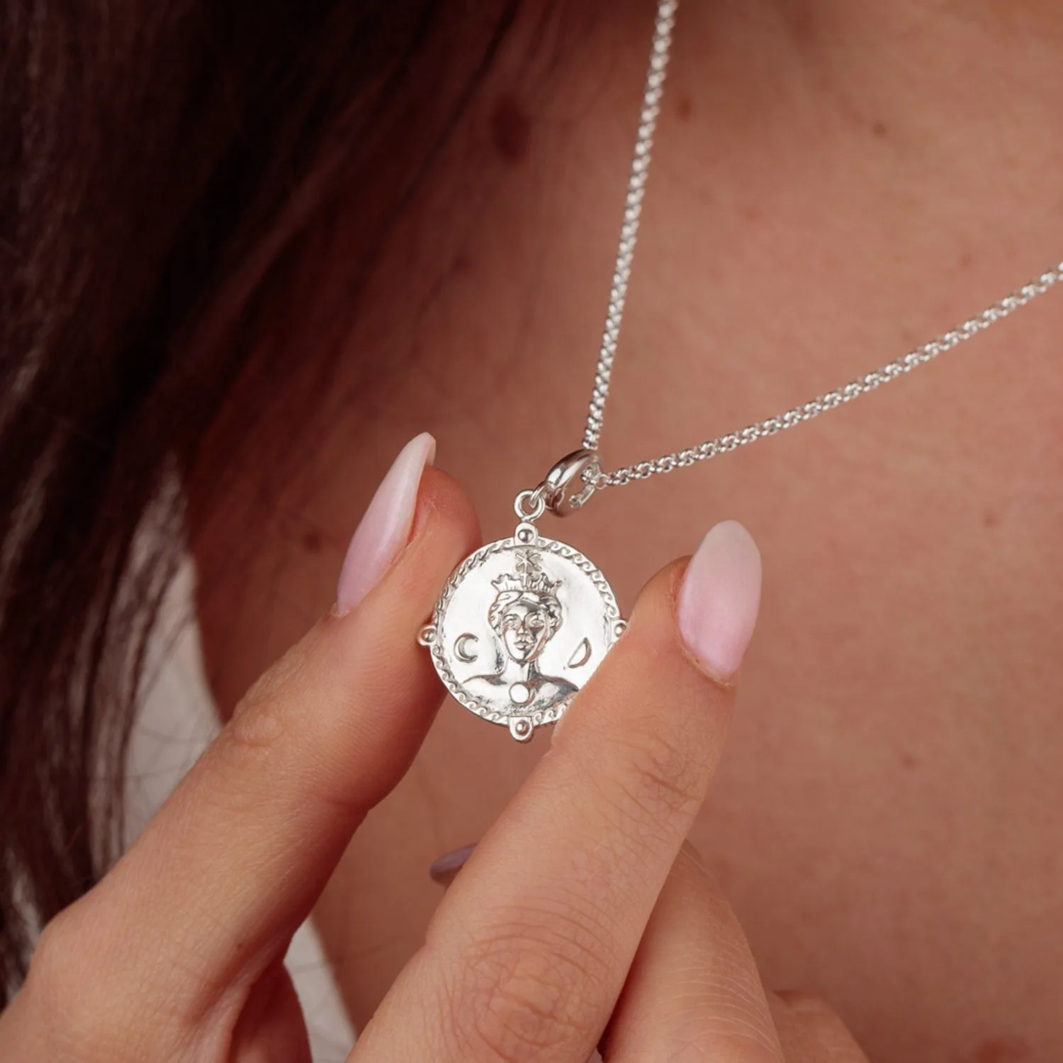 Silver Goddess of Women & Mothers Hera Charm sold by Lily Charmed product image thumbnail 3