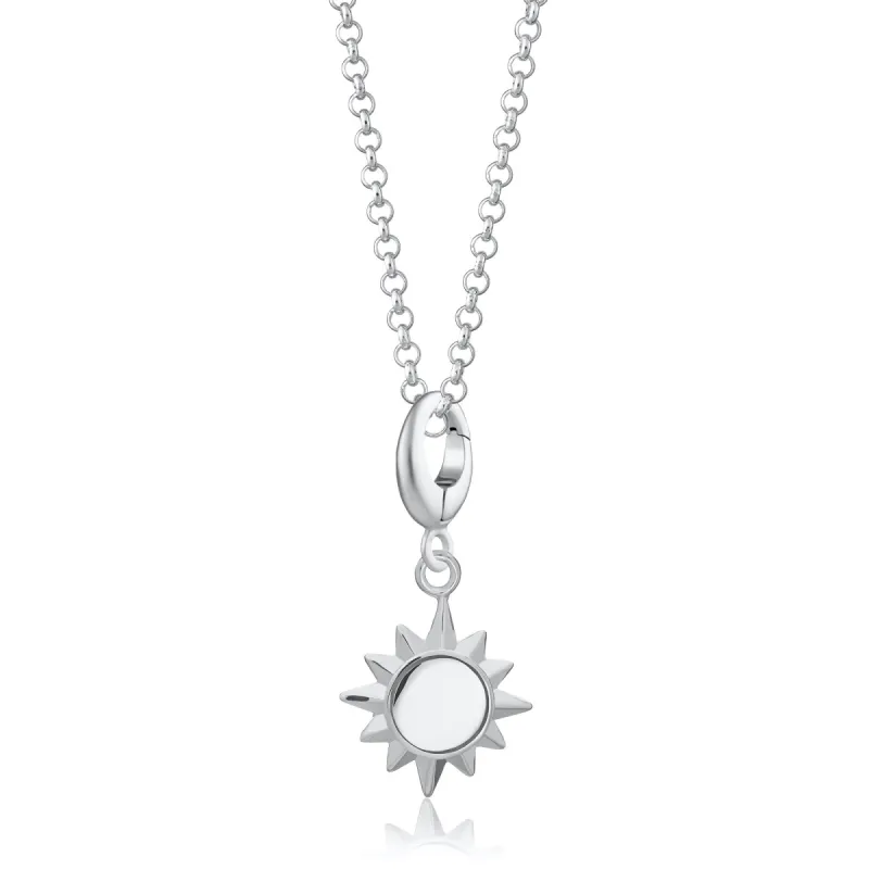 Silver Sunshine Necklace sold by Lily Charmed