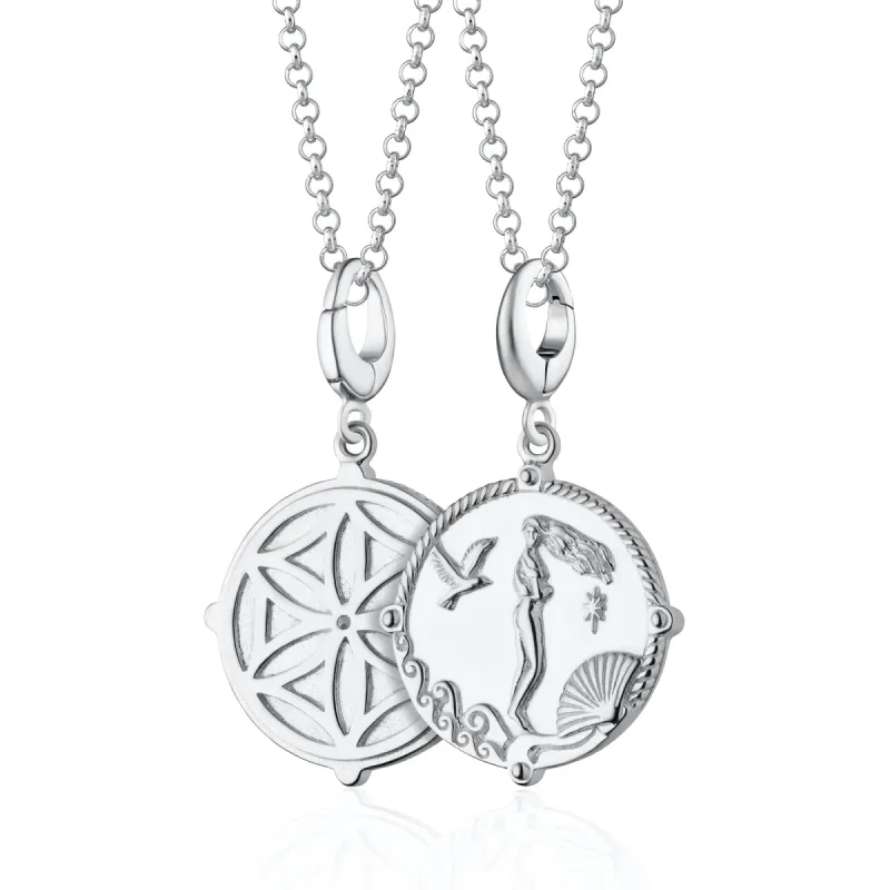 Silver Goddess of Love Aphrodite Necklace sold by Lily Charmed