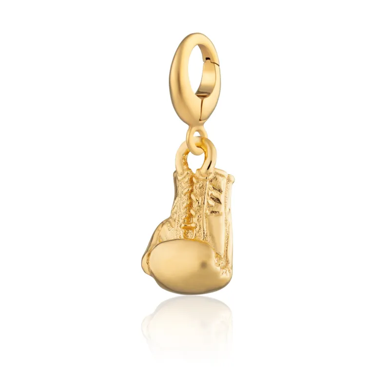 Gold Plated Boxing Glove Charm sold by Lily Charmed