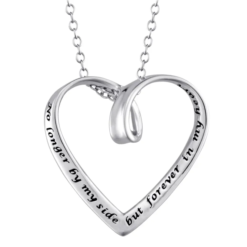 Sterling Silver Forever In My Heart Necklace sold by Limoges Jewelry