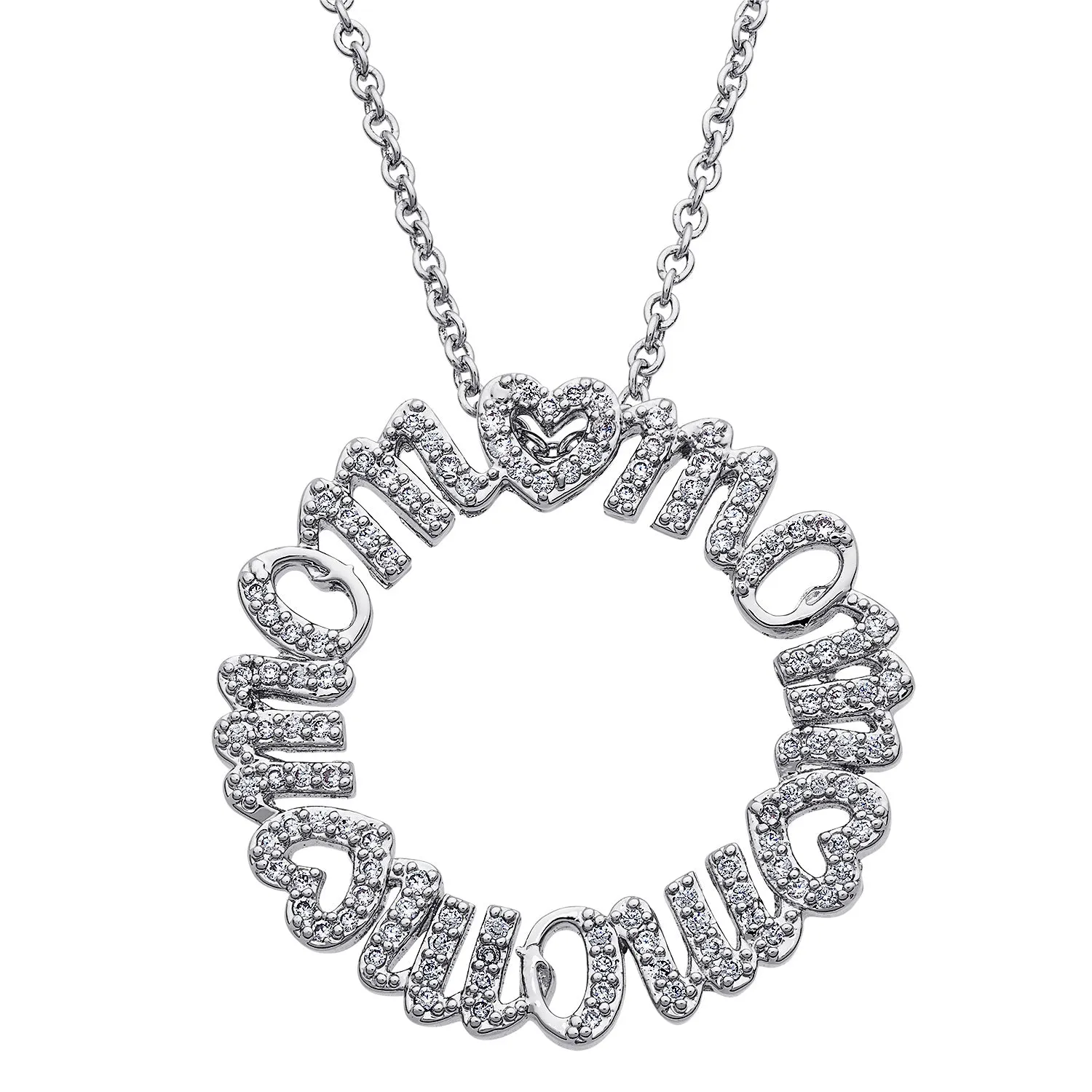 MOM Circle Pendant sold by Limoges Jewelry product image thumbnail 2