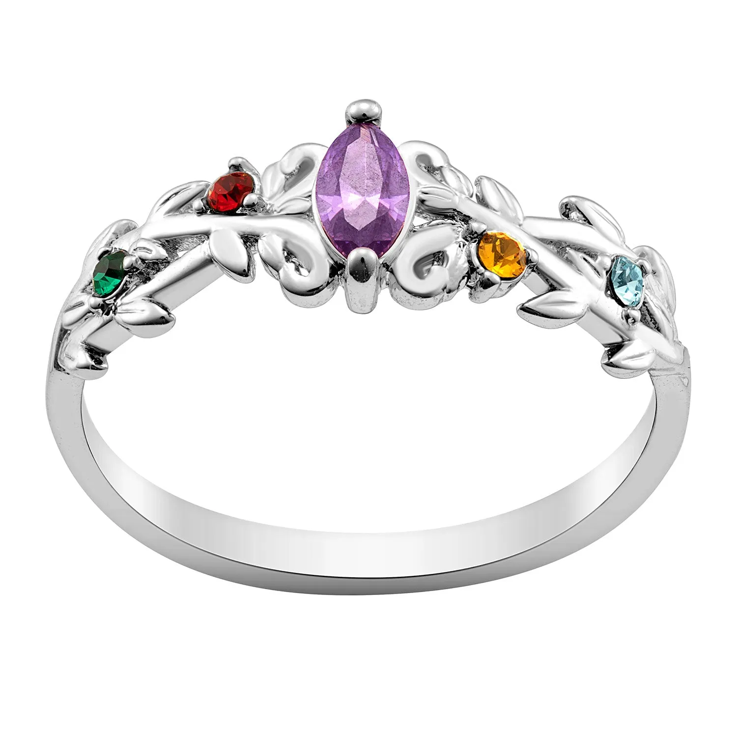Mother's Family Flower Birthstone Ring sold by Limoges Jewelry