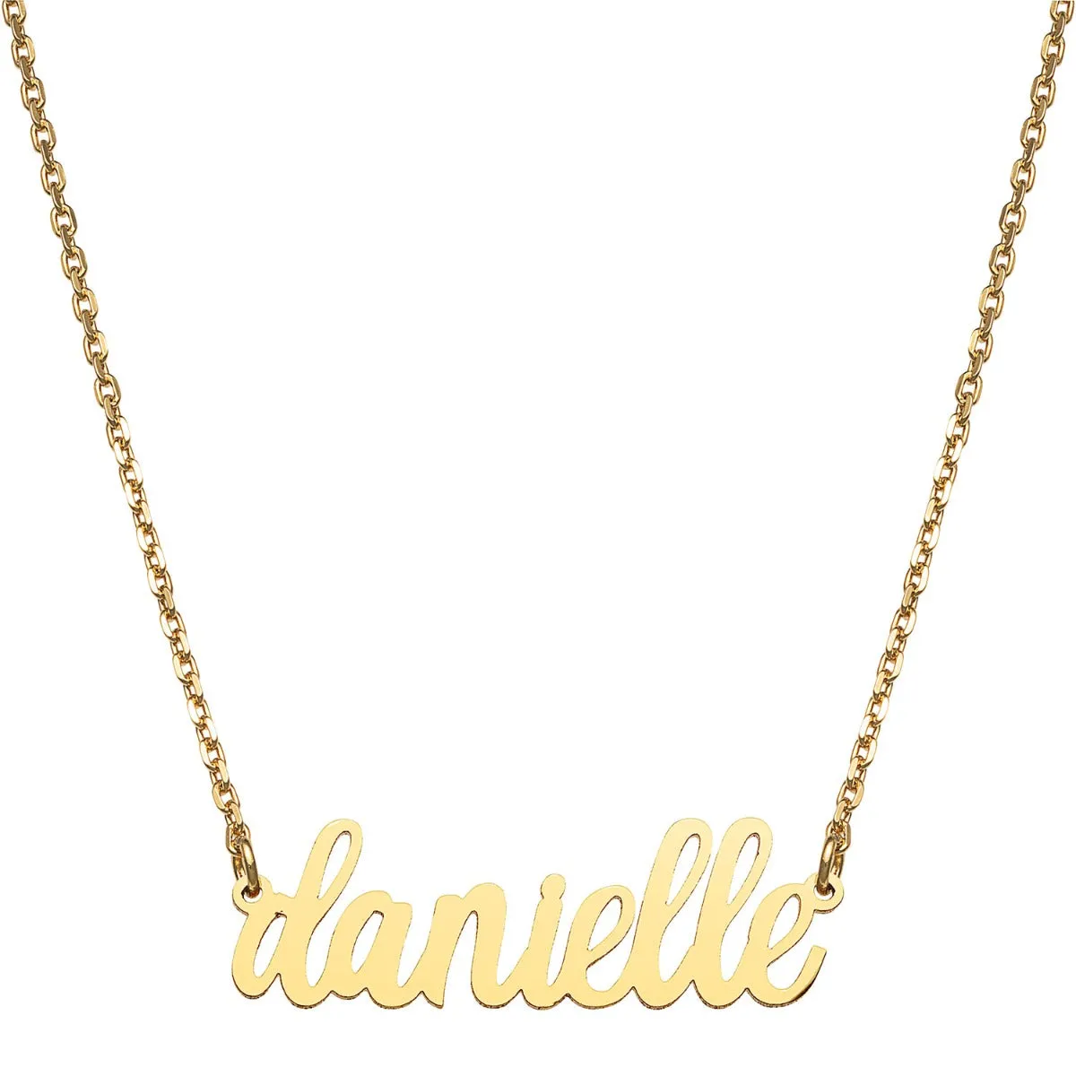 Stainless Steel Lowercase Script Name Necklace sold by Limoges Jewelry product image thumbnail 3