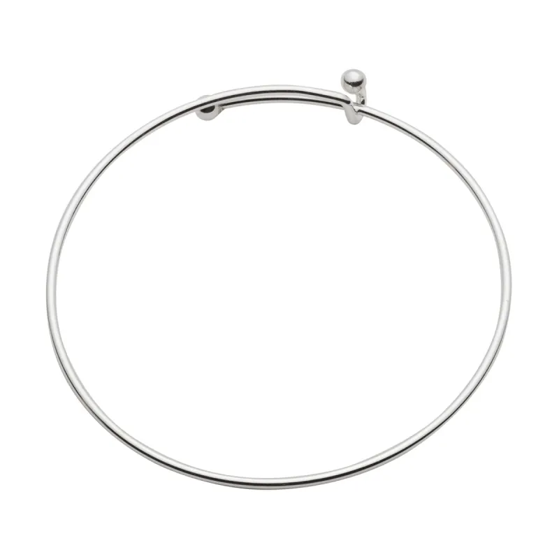 Silver Expandable Bangle Bracelet sold by Limoges Jewelry