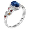 Mother's Oval Family Birthstone Ring sold by Limoges Jewelry