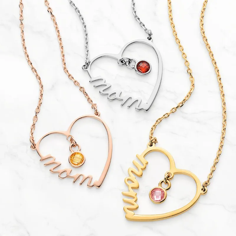 Mom Has My Heart Necklace sold by Limoges Jewelry