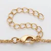 Two-Tone Oval Name and Birthstone Hearts Pendant sold by Limoges Jewelry