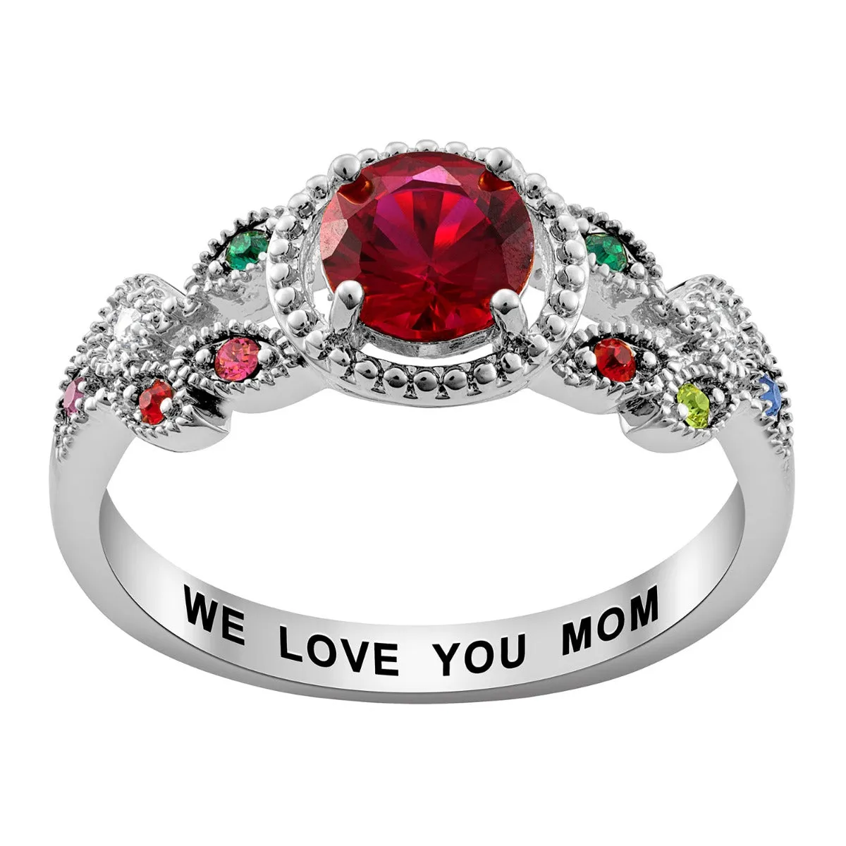 Mother's Family Birthstone Ring sold by Limoges Jewelry