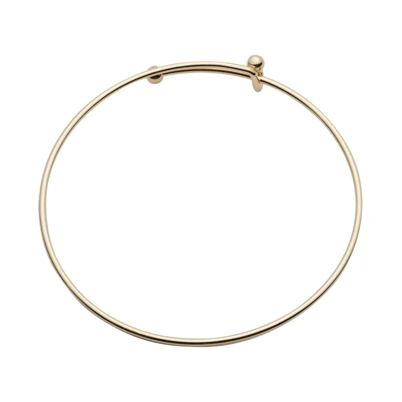 Gold Expandable Bangle Bracelet sold by Limoges Jewelry
