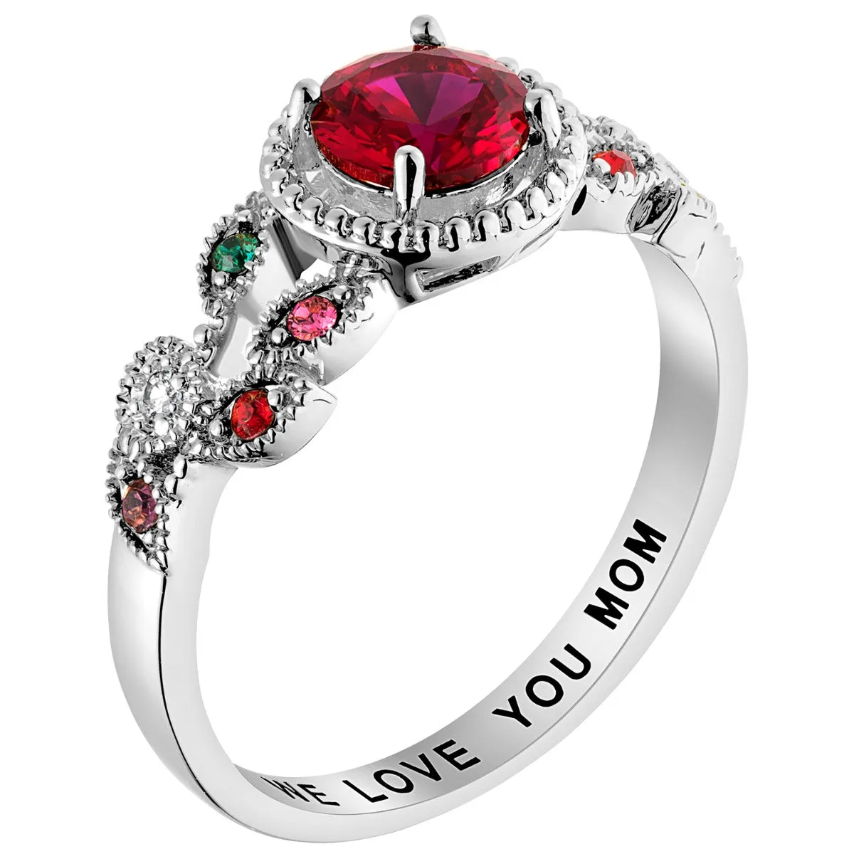 Mother's Family Birthstone Ring sold by Limoges Jewelry product image thumbnail 2