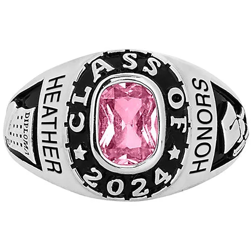 Women's Celebrium Birthstone 2024 Class Ring sold by Limoges Jewelry product image thumbnail 2