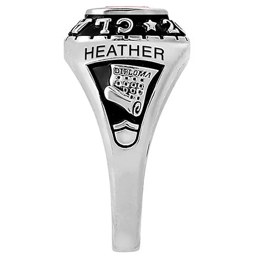 Women's Celebrium Birthstone 2024 Class Ring sold by Limoges Jewelry product image thumbnail 3