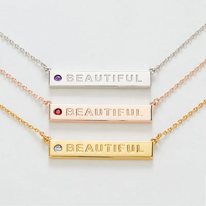 BEAUTIFUL Birthstone Empowerment Necklace sold by Limoges Jewelry