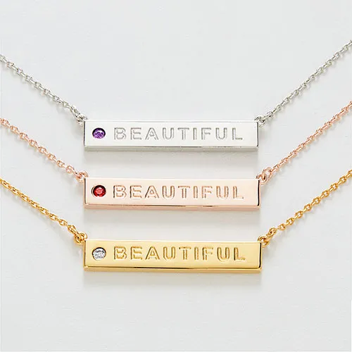 BEAUTIFUL Birthstone Empowerment Necklace sold by Limoges Jewelry