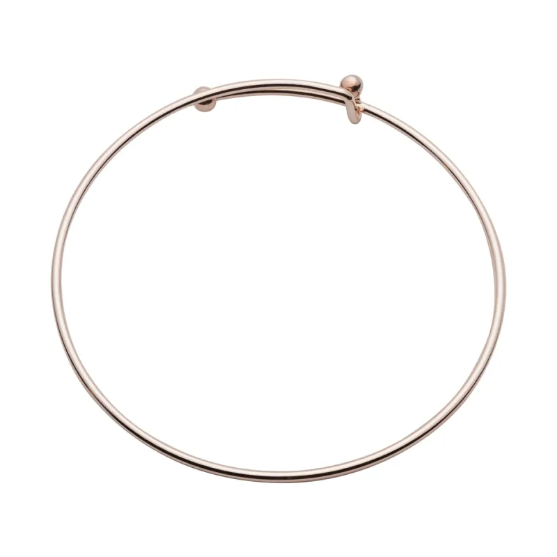 Rose Gold Expandable Bangle Bracelet sold by Limoges Jewelry