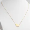 14K Gold Plated Engraved Name Angel Necklace sold by Limoges Jewelry
